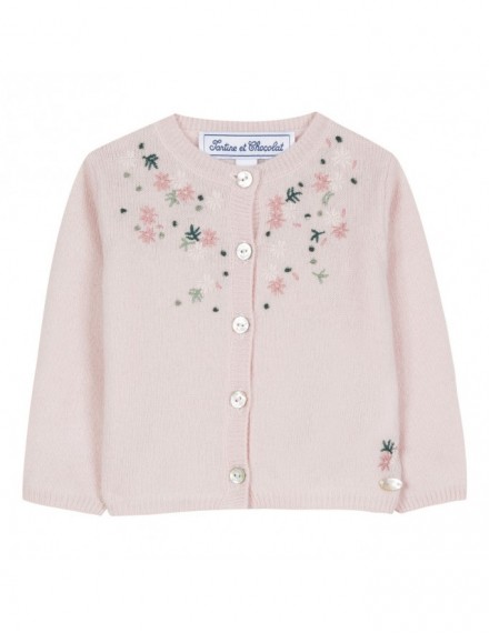 TARTINE & CHOCOLAT CARDIGAN ROZE TARTINE & CHOCOLAT CARDIGAN ROZE