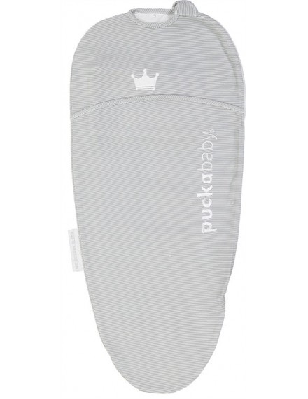 PUCKABABY THE ORIGINAL PIEP 0-3M GREY STRIPE PUCKABABY THE ORIGINAL PIEP 0-3M GREY STRIPE