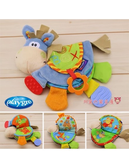 PLAYGRO TEETHER BOOK CLIP CLOP PLAYGRO TEETHER BOOK CLIP CLOP